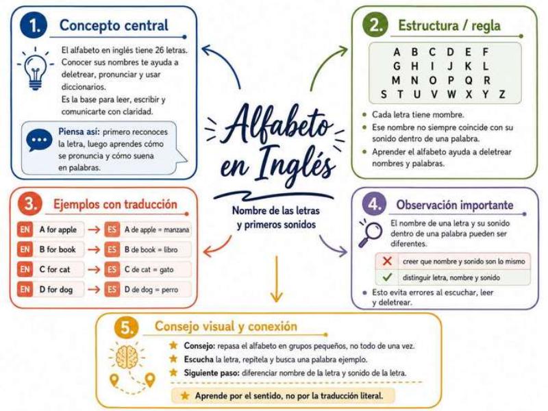 Página interior sobre pronunciación y sonidos